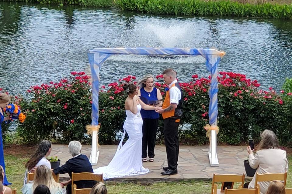 Wedding by the water