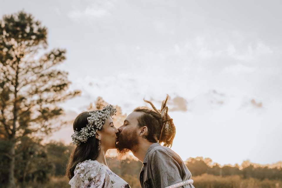 Boho elopement