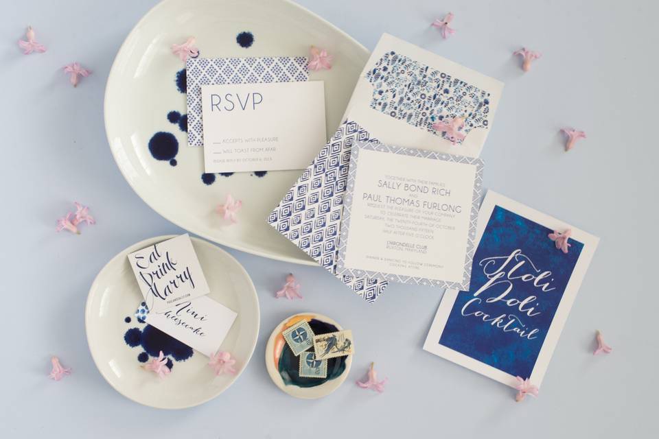 Letterpress Wedding Invitations