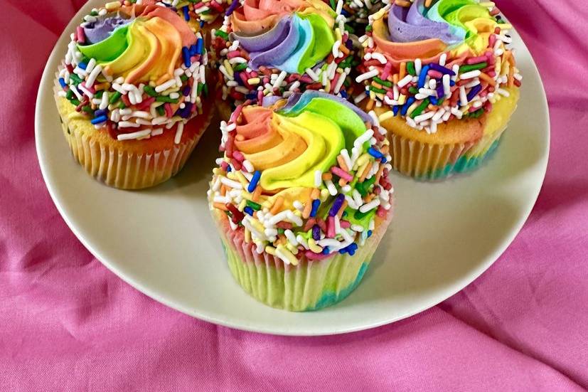 Rainbow Dream cupcakes