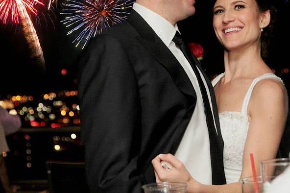 Fireworks with Couple