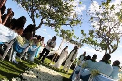 Outdoor wedding venue