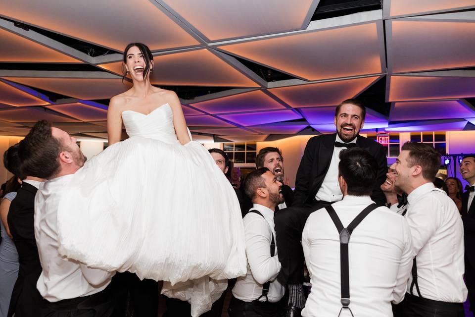 Hora with Bride + Groom