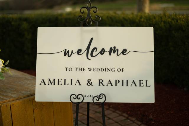 Custom acrylic and vinyl signs