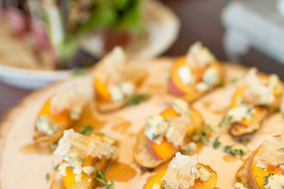 Hill Country Peach Bruschetta