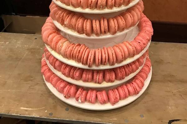 French macrons on display