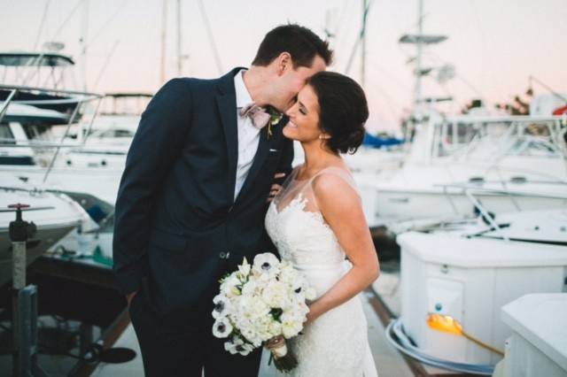 Couple by the dock