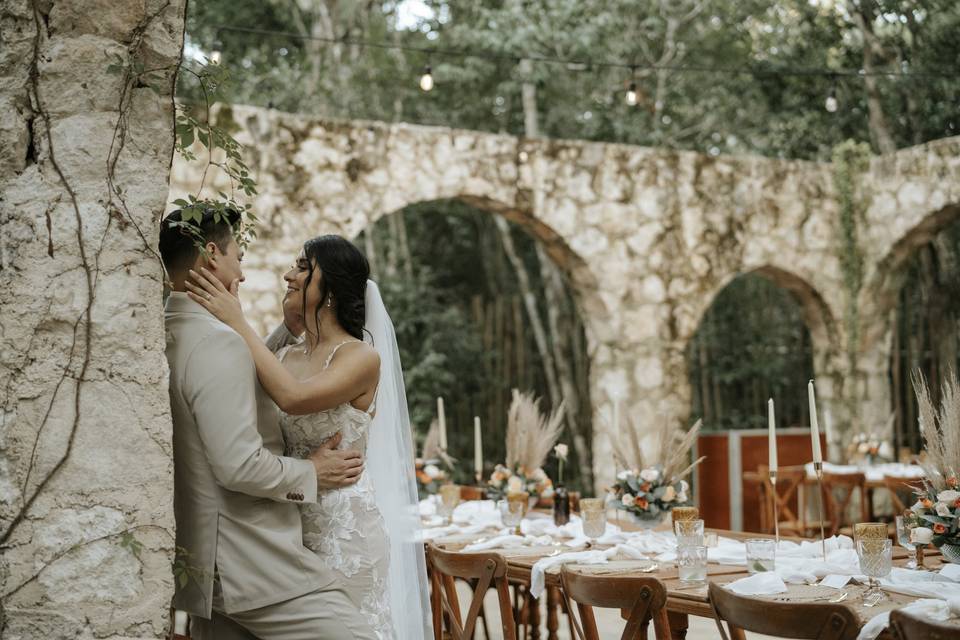 Reception in the jungle Tulum
