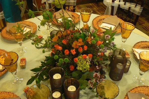 Eco Friendly Wedding Tablescape