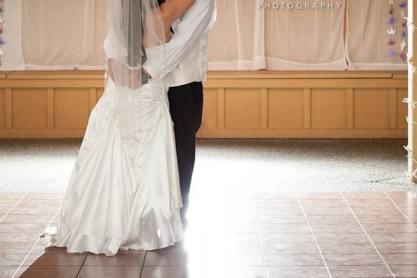 The couple dancing