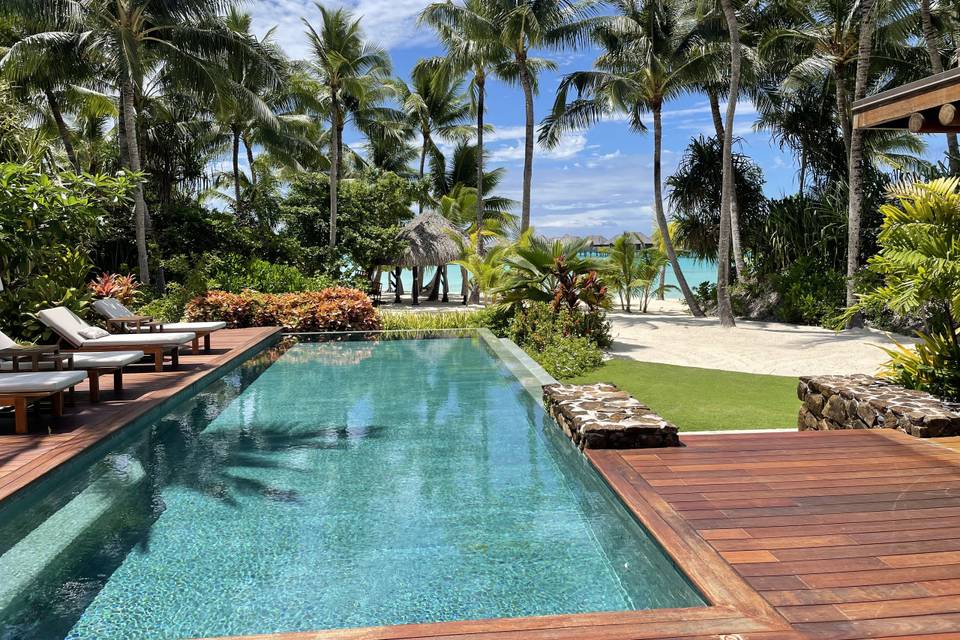Private pool in Bora Bora