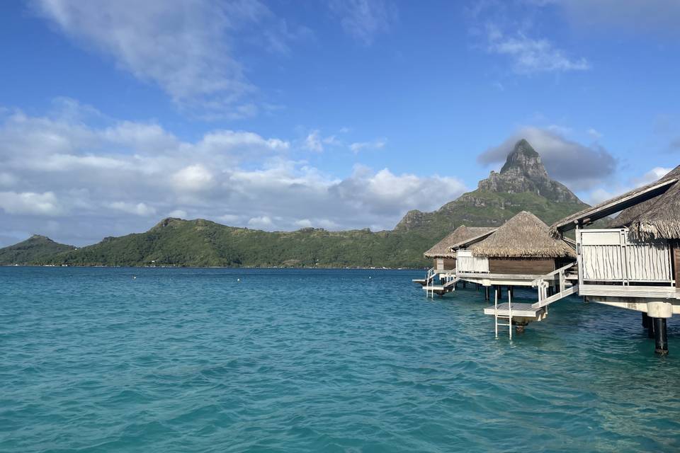 Overwater bungalow in Bora Bor