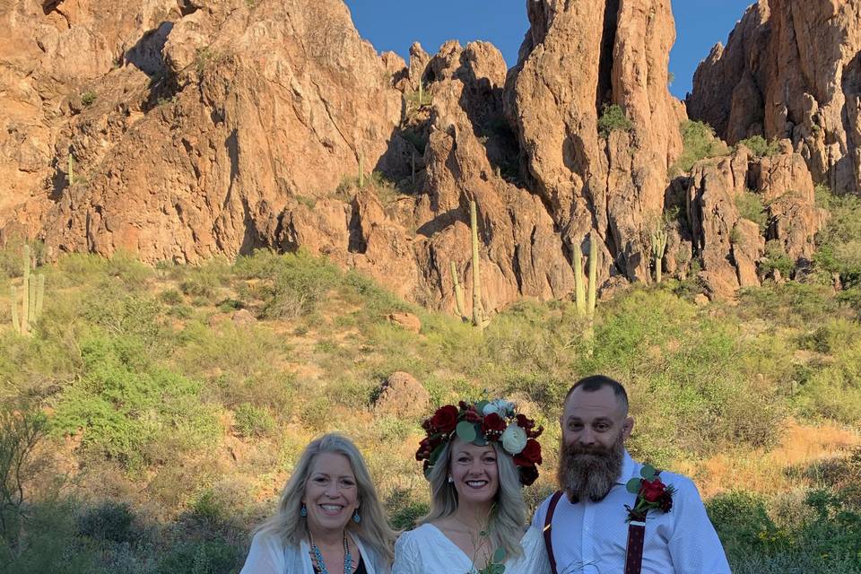 Superstition Mountains Wedding