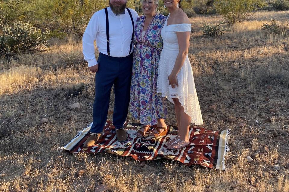 New River Desert Wedding