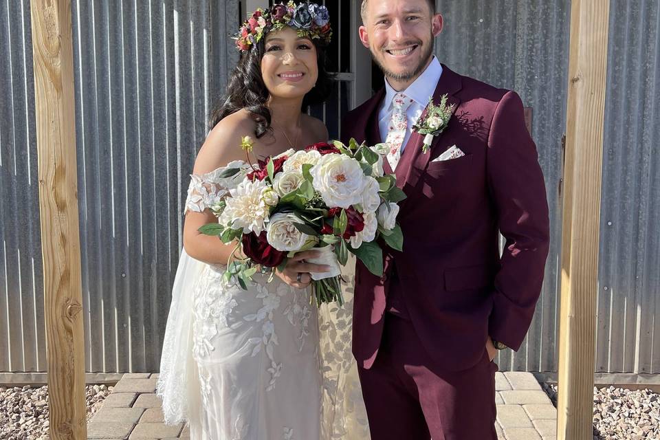 Big Tin Cotton Gin wedding