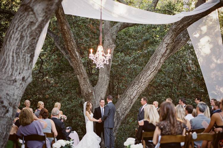 Ceremony site at the Circle Bar B Ranch