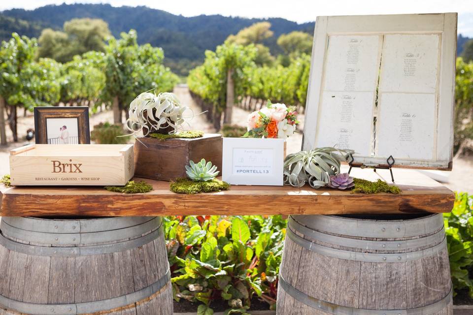 Napa valley custom events