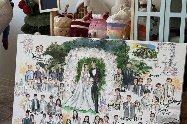 Guest Collage Painting