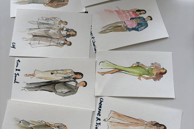 Guest Card Illustration