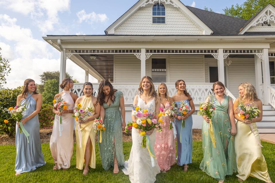 Spring pastel wedding