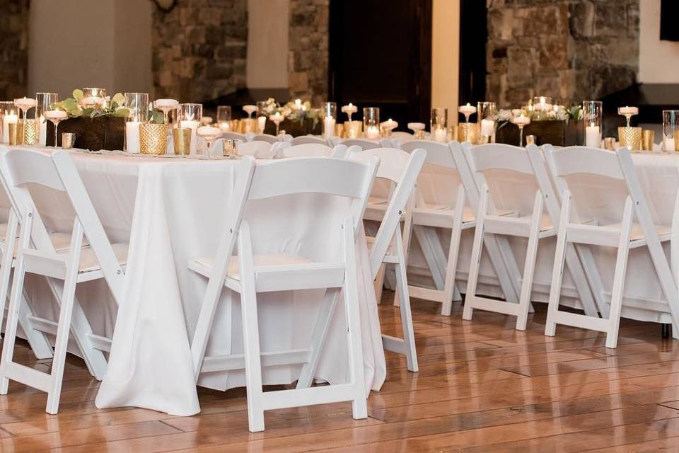 Long table set-up