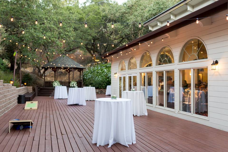 Reception patio