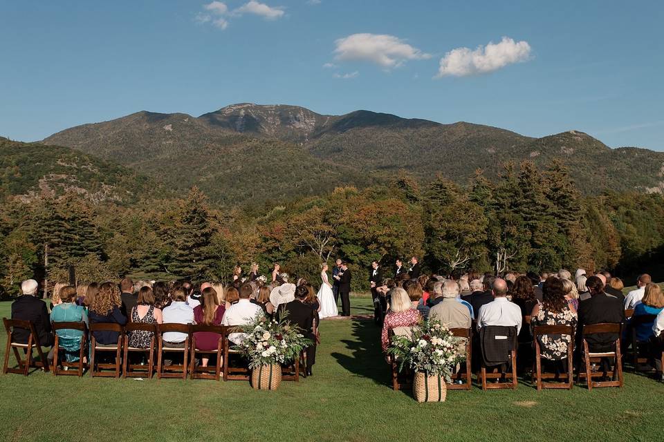 Outdoor Mountain Wedding