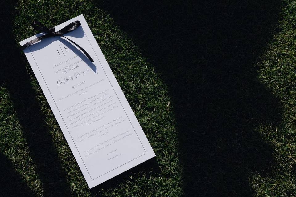 S + J Wedding