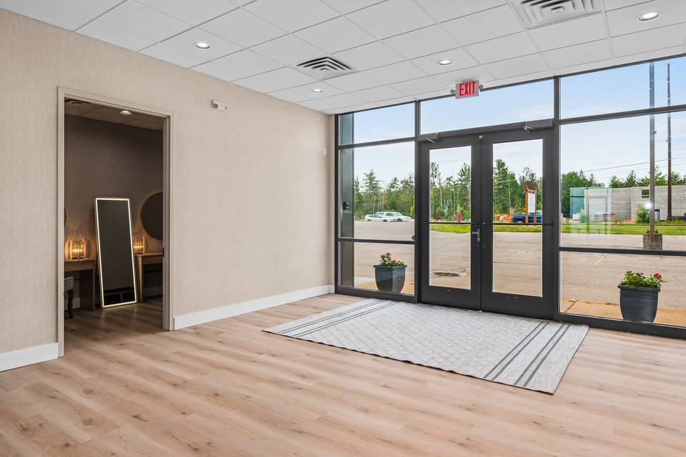 Entryway and Bridal Room