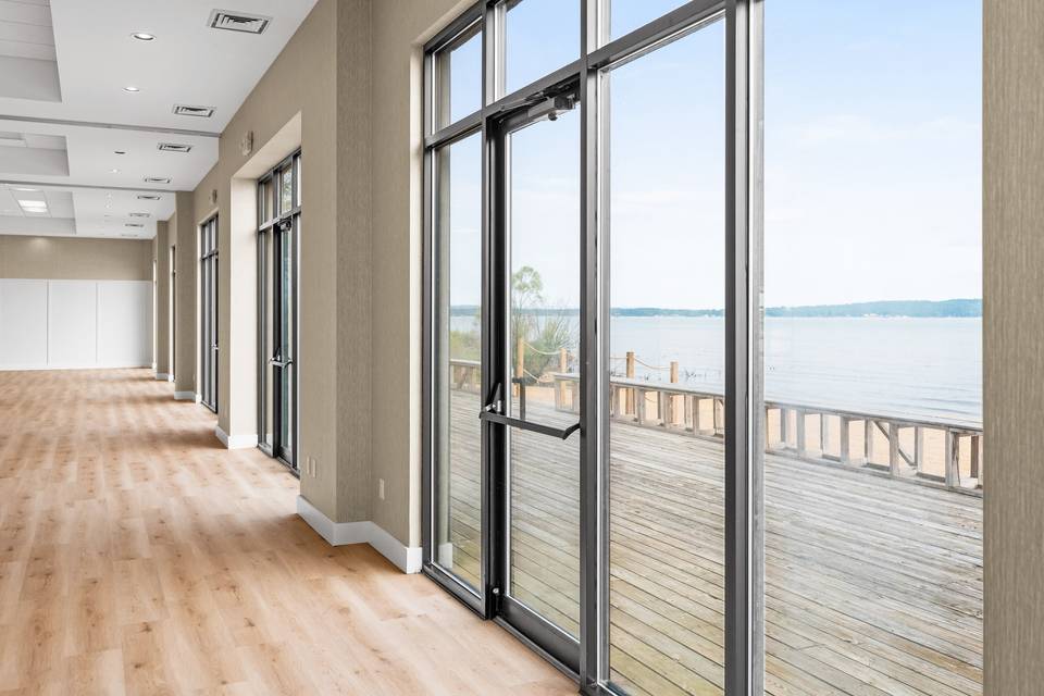 Doors leading to beach patio