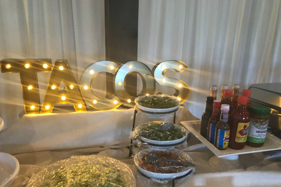 Taco bar