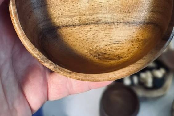 Wood Trinket Dish