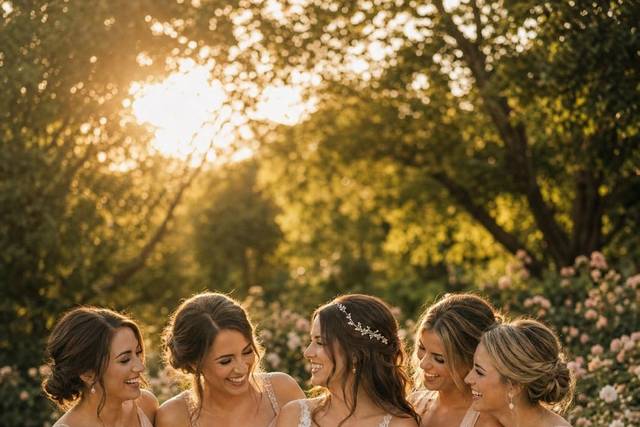 Bride & Bridesmaids