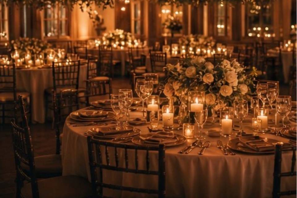Reception Tablescape