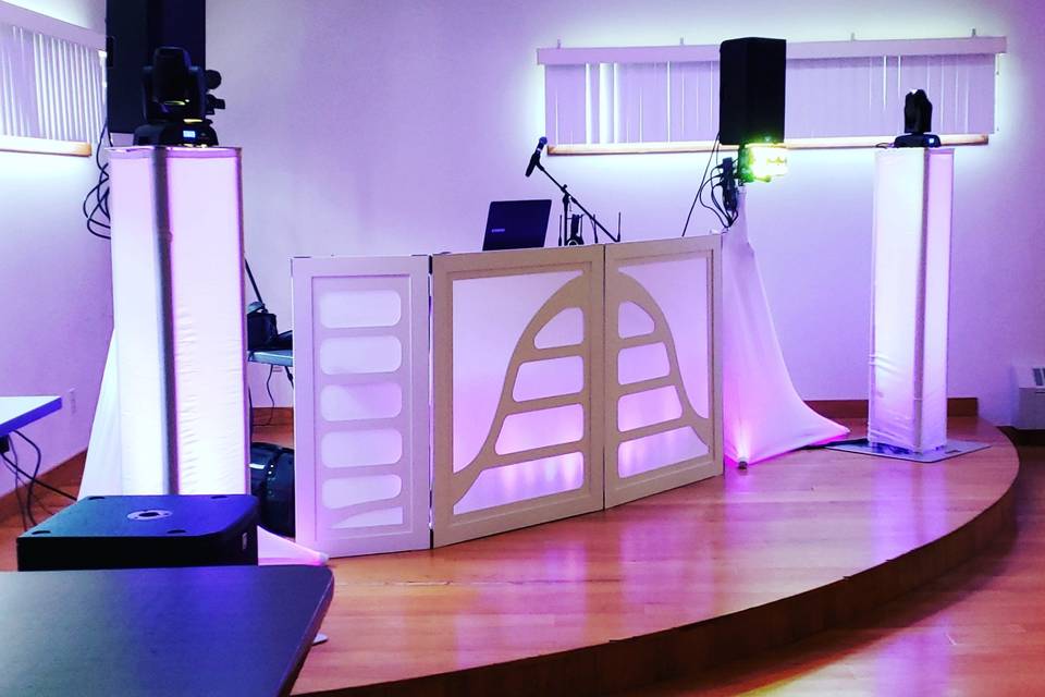 Indoor DJ Setup