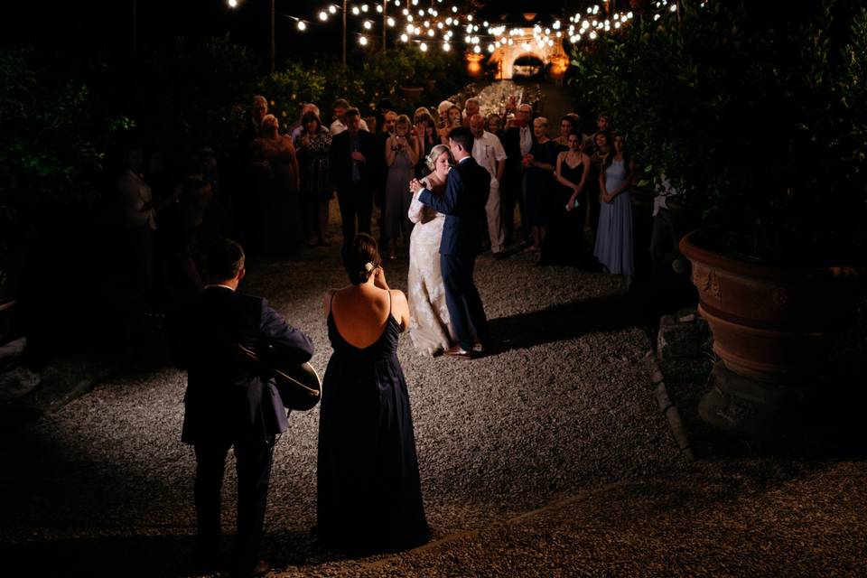 First dance in Tuscany