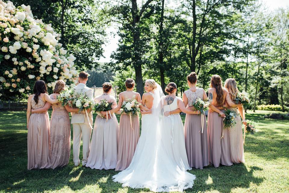 Wedding party - Hillary Campbell