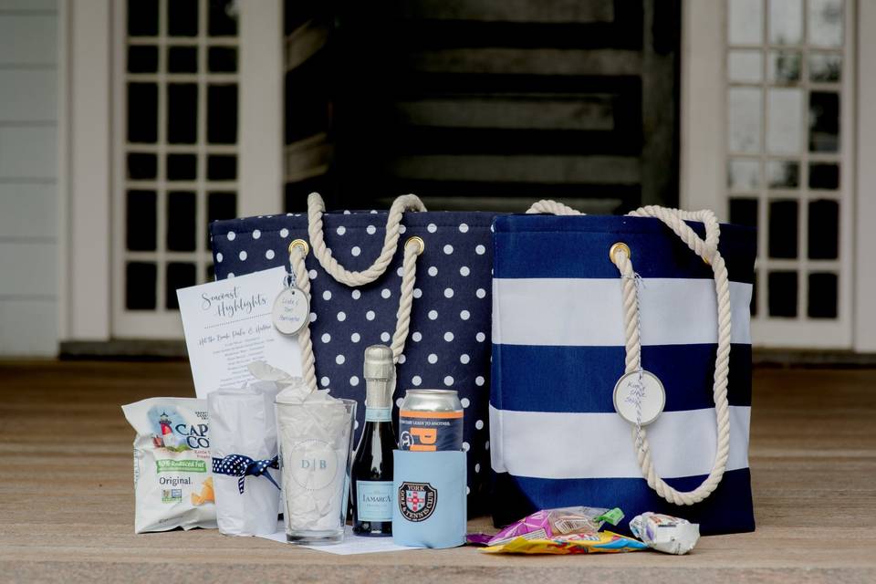 Nautical Welcome Gift Bags