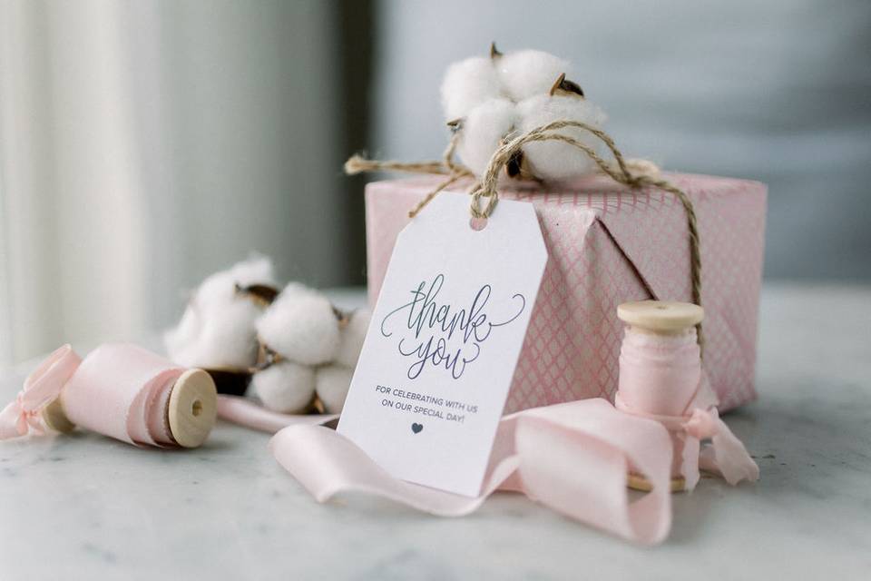 Thank you gift tags