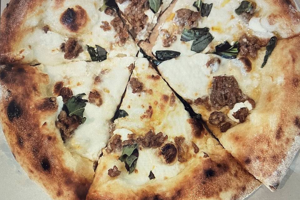 Sausage Bianco Pizza