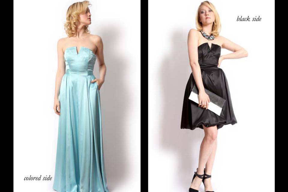 Durga-Kali: Reversible Bridesmaid Dresses