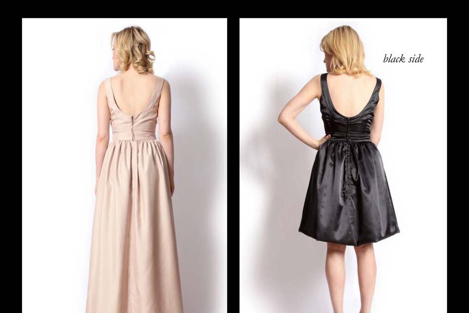 Durga-Kali: Reversible Bridesmaid Dresses