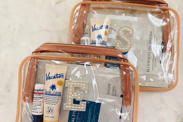 Wedding Week Skincare Bags
