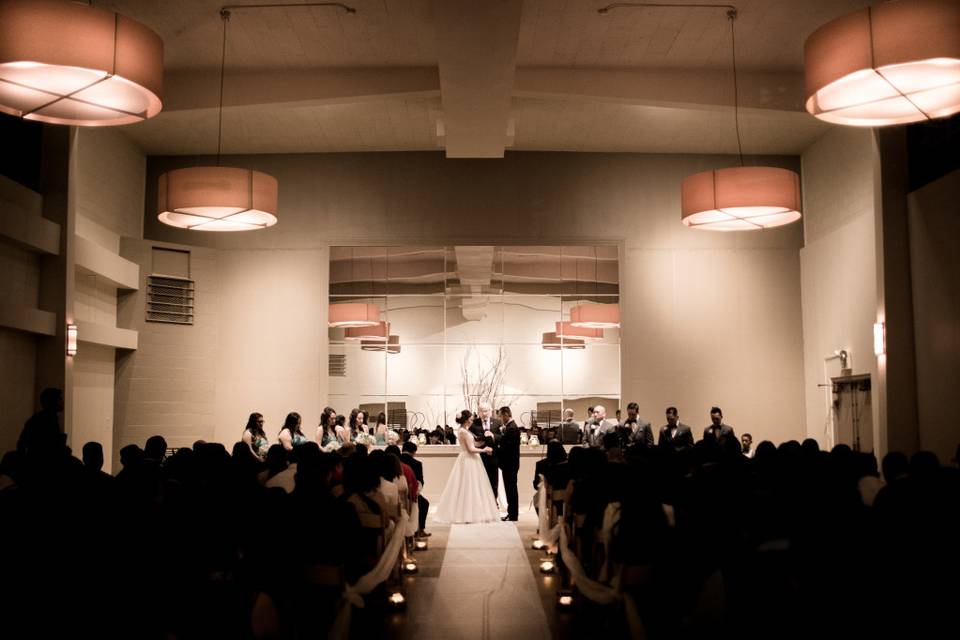 Vashon Room wedding ceremony