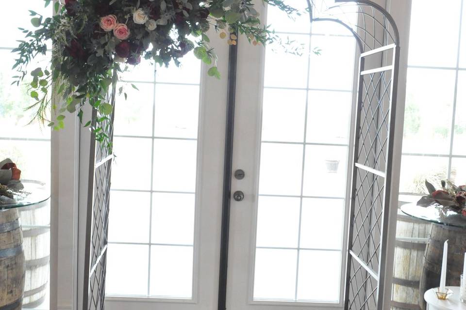 Indoor Wedding Arch