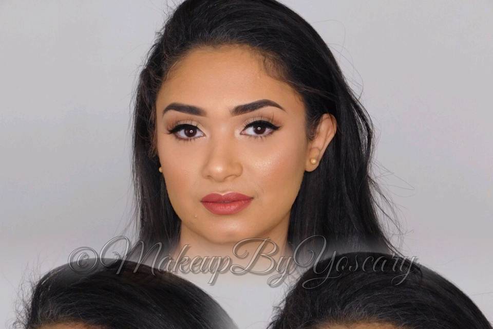 Airbrushed bridal trial