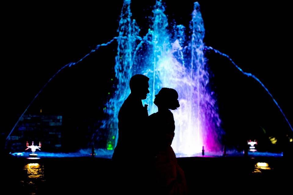Bride and Groom Fountains