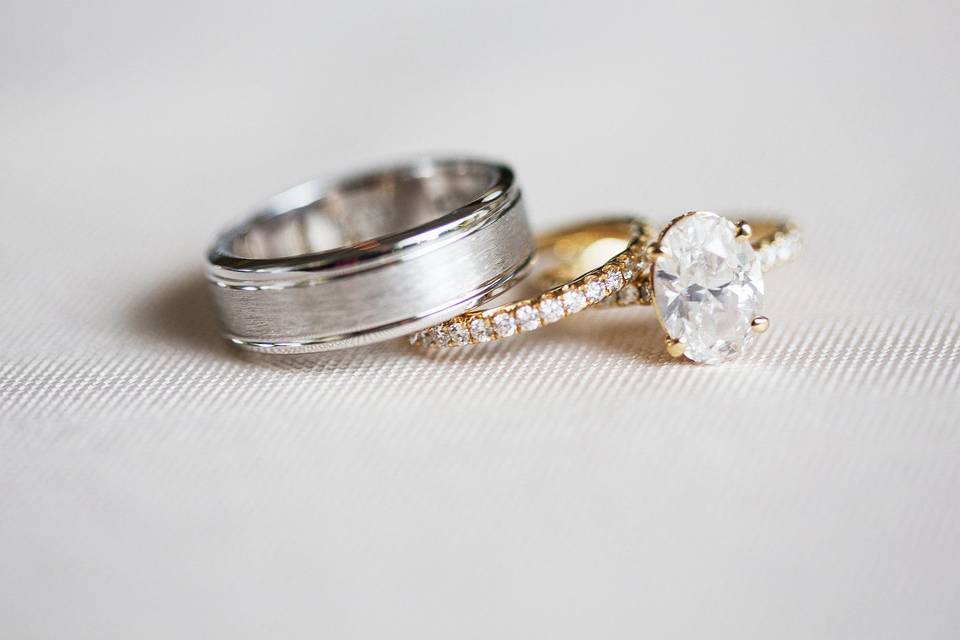 Wedding rings | Krista Lee Photography