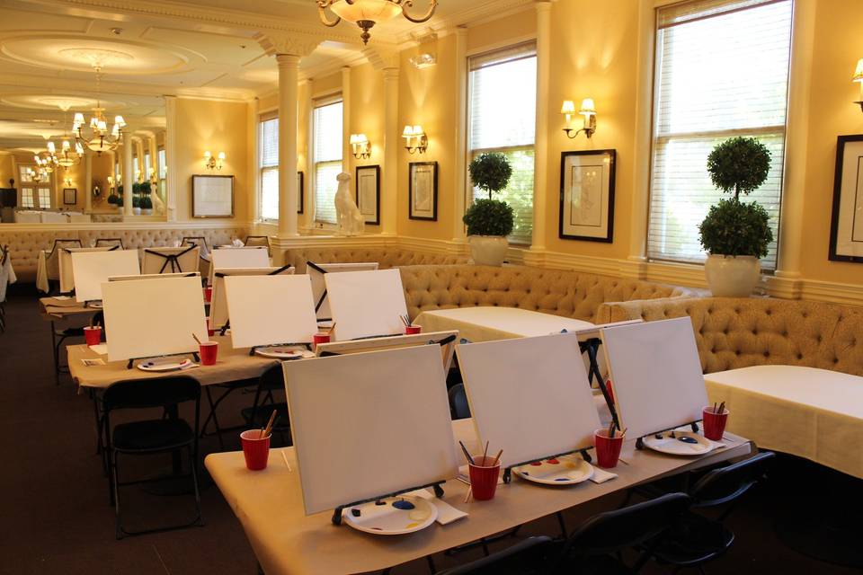 Painting session