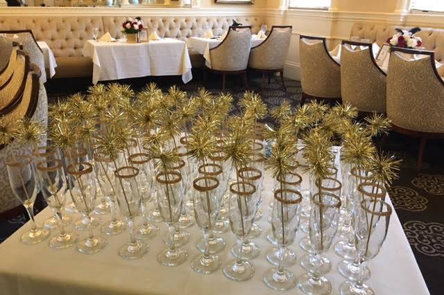 Champagne glasses